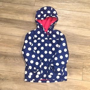 Carters Navy & White Polka Dot Jacket Size 6